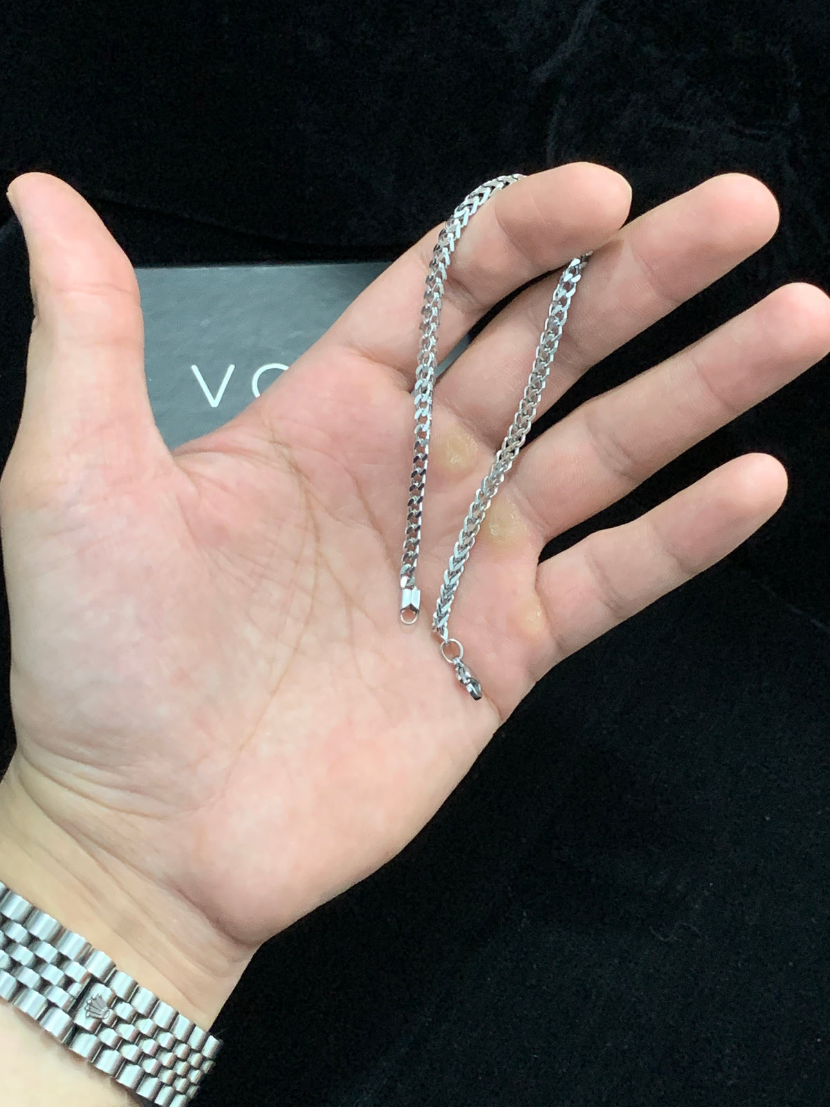 VOID Rolo Silver Stainless Steel Men’s Bracelet 3mm (With Box)